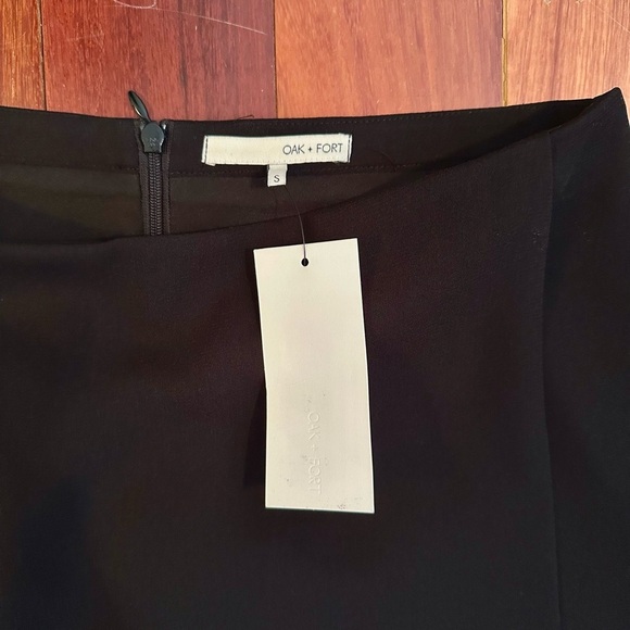 OAK + FORT | BNWT black maxi lined a-line skirt size S - Picture 2 of 4